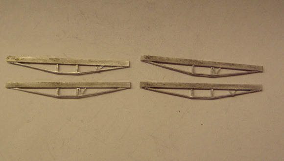 A412 (1) Coach truss rods (2 pairs) - N GAUGE -
