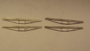 A412 (1) Coach truss rods (2 pairs) - N GAUGE -