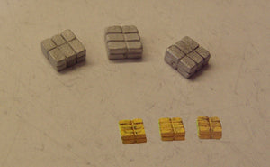 C60 (1) Hay bales (3 blocks) - N GAUGE -