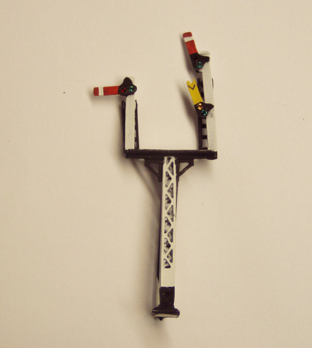 X324L LMS Lattice post left hand junction signal with jewels - N GAUGE ...