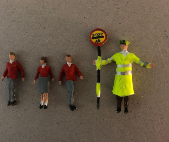 Z58 School crossing patrol (1990 onwards) - OO GAUGE -