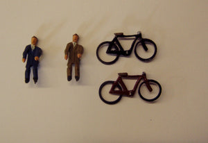 Z08 Bikes and Cyclists (2) - OO GAUGE -